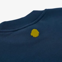 Felpa Oversize Cotone Organico | Inchiostro Blu