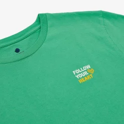T-Shirt In Cotone Biologico Vestibilita Regolare | Aloe Vera Segui Il Tuo Cuore