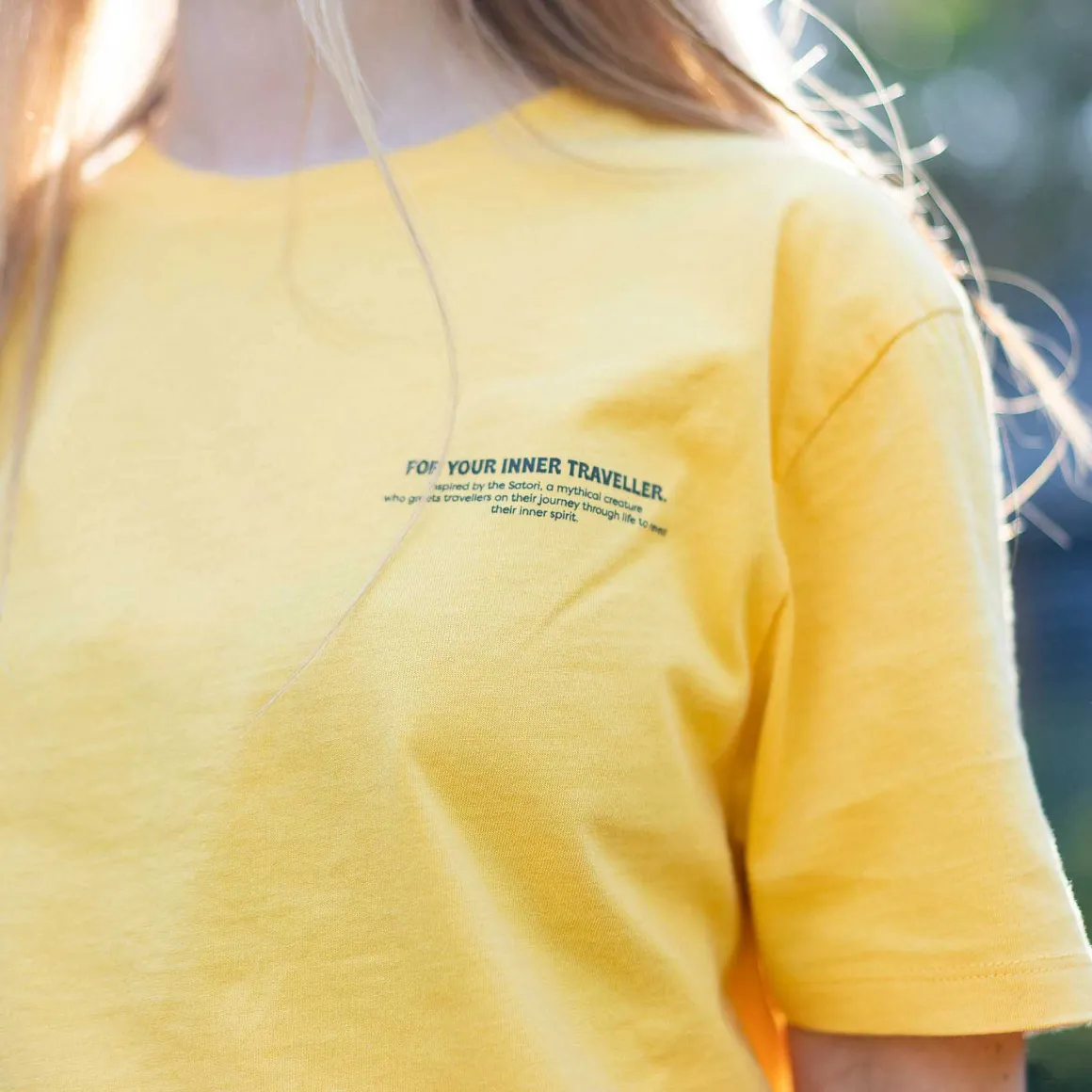 T-Shirt In Cotone Biologico Vestibilita Regolare | Giallo Primario 5 Elementi
