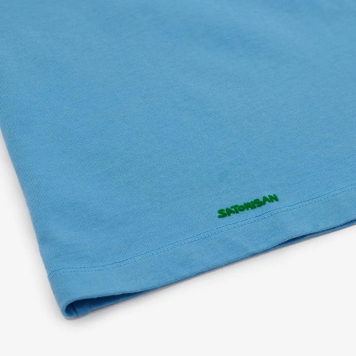 T-Shirt Oversize In Cotone Biologico | Lenitivo Occhio Satori Blu